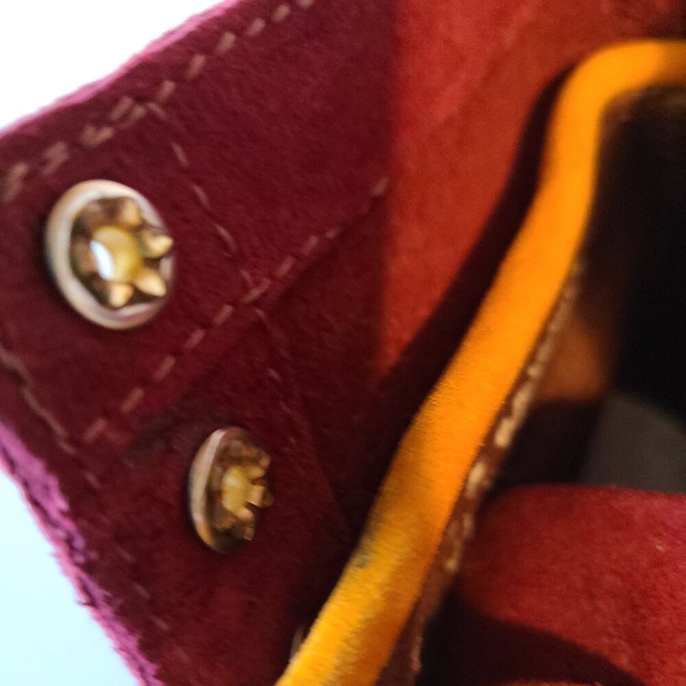 AUTHENTIC SEBAGO SIX DEGREES SUEDE (NUBUCK) CHUNKY ANKLE BOOTS SIZE 7.5 MEDIUM - Picture 10 of 11